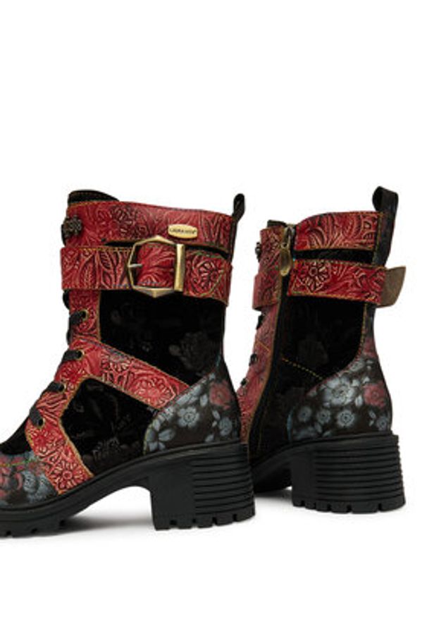 Laura Vita Trzewiki Corineo 41 Czarny. Kolor: czarny. Materiał: skóra