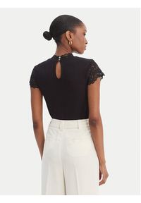 Morgan Bluzka 261-DBODY Czarny Slim Fit. Kolor: czarny. Materiał: syntetyk #4