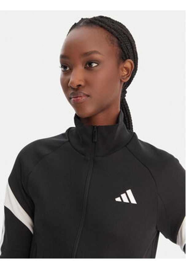 Adidas - adidas Bluza House Of Tiro KE5675 Czarny Slim Fit. Kolor: czarny. Materiał: syntetyk, bawełna