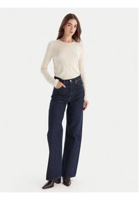 Liu Jo Sweter MF5226 MS49I Écru Regular Fit. Materiał: syntetyk #3