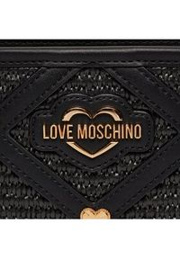 Love Moschino - LOVE MOSCHINO Torebka JC4311PP0IKO100A Czarny. Kolor: czarny. Materiał: skórzane