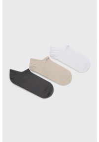 Calvin Klein Skarpetki (3-pack) męskie kolor żółty. Kolor: beżowy