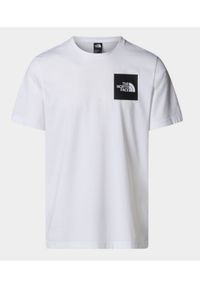 The North Face T-Shirt Fine NF0A8A6M Biały Regular Fit. Kolor: biały. Materiał: bawełna