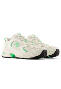 Buty unisex New Balance U530CSI – białe. Kolor: biały. Materiał: materiał, syntetyk. Szerokość cholewki: normalna. Sezon: lato. Sport: turystyka piesza #6