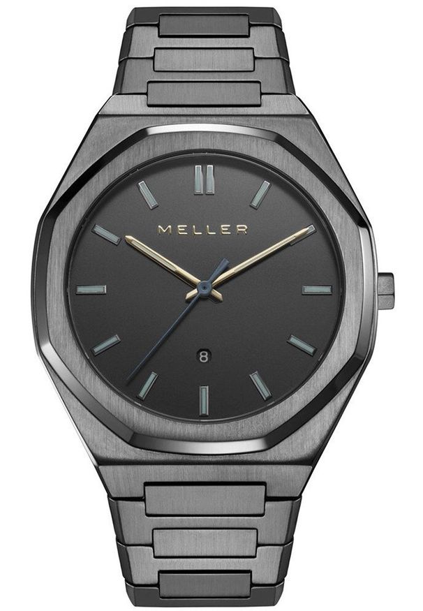 MELLER - Zegarek męski Meller 8GG-3.2GREY szary. Kolor: szary