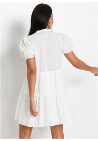 Sukienka boho bonprix biały. Kolor: biały. Materiał: koronka. Styl: boho #3