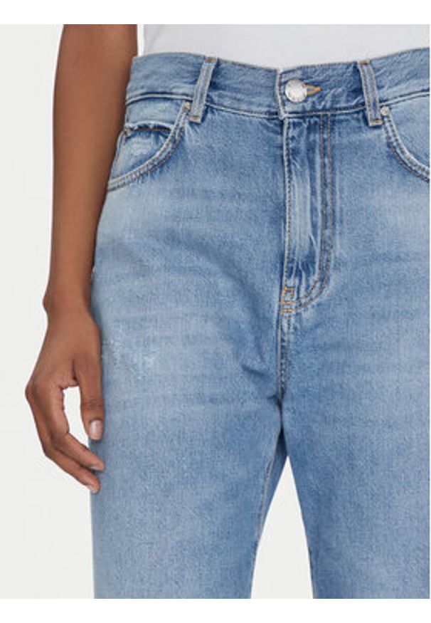 Pinko - PINKO Jeansy 101733 Niebieski Regular Fit. Kolor: niebieski