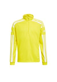Adidas - Bluza adidas Squadra 21 Jr. Kolor: żółty, biały, wielokolorowy