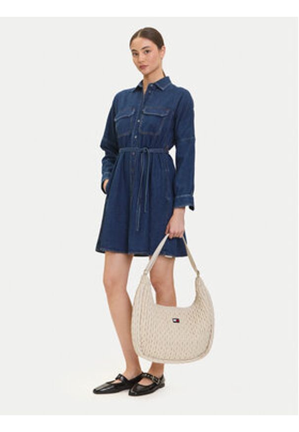 Tommy Jeans Torebka Tjw Urban Large Quilted AW0AW17929 Beżowy. Kolor: beżowy