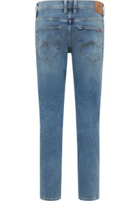 Mustang - Męskie Spodnie Jeansowe MUSTANG Oregon Slim Denim Blue 1015865 5000 424. Okazja: na co dzień. Stan: obniżony. Styl: sportowy, klasyczny, casual #6