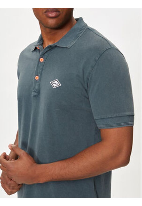 Replay - REPLAY Polo M3070A.000.22696M Szary Regular Fit. Typ kołnierza: polo. Kolor: szary. Materiał: bawełna