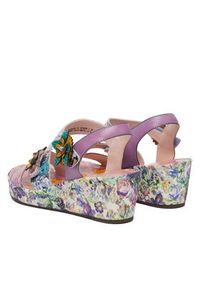 Laura Vita Sandały Facdiao 11 Fioletowy. Kolor: fioletowy. Materiał: skóra #5