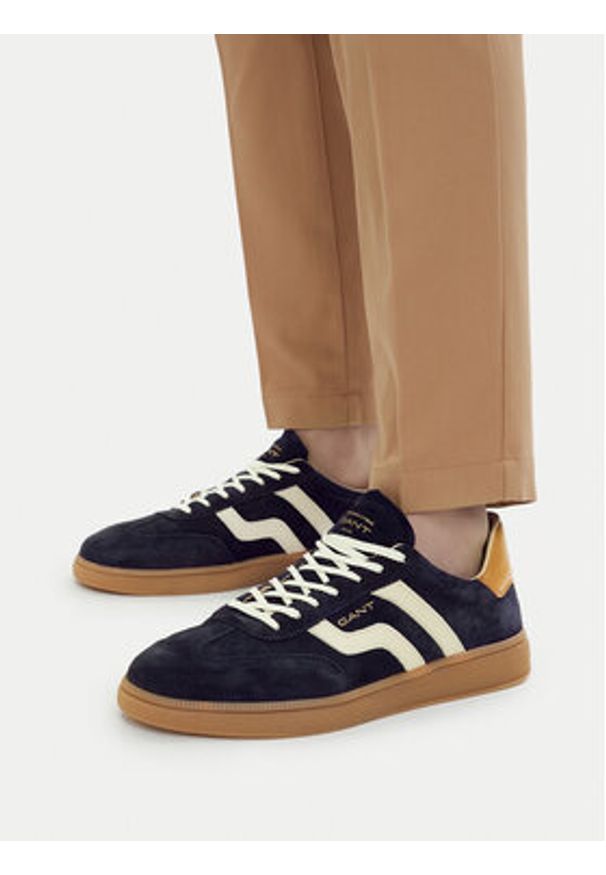 GANT - Gant Sneakersy 32633206 Granatowy. Kolor: niebieski. Materiał: skóra, zamsz