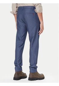 Mustang Chinosy Daytona 1017075 Niebieski Slim Fit. Kolor: niebieski. Materiał: bawełna #3