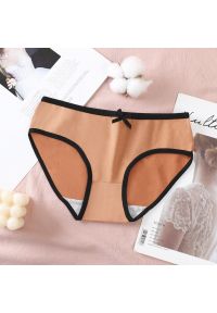 Intica - Figi dziewczęce z ozdobną lamówką na co dzień i specjalne okazje Tamarah. Kolor: pomarańczowy. Materiał: materiał