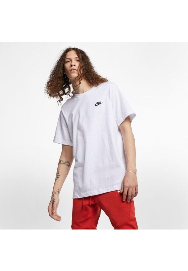 Koszulka męska Nike Sportswear Club. Kolor: biały
