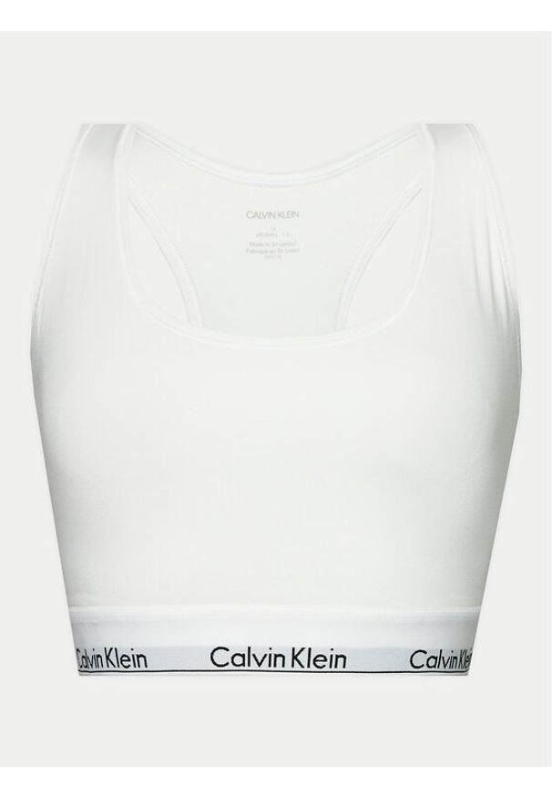 Calvin Klein Underwear Biustonosz top 000QF5116E Biały. Kolor: biały. Materiał: bawełna