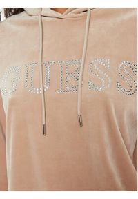 Guess Bluza V4RQ25 KBXI2 Beżowy Regular Fit. Kolor: beżowy. Materiał: syntetyk #4