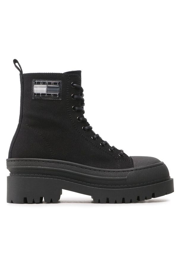 TOMMY HILFIGER - Trzewiki Tommy Hilfiger. Kolor: czarny