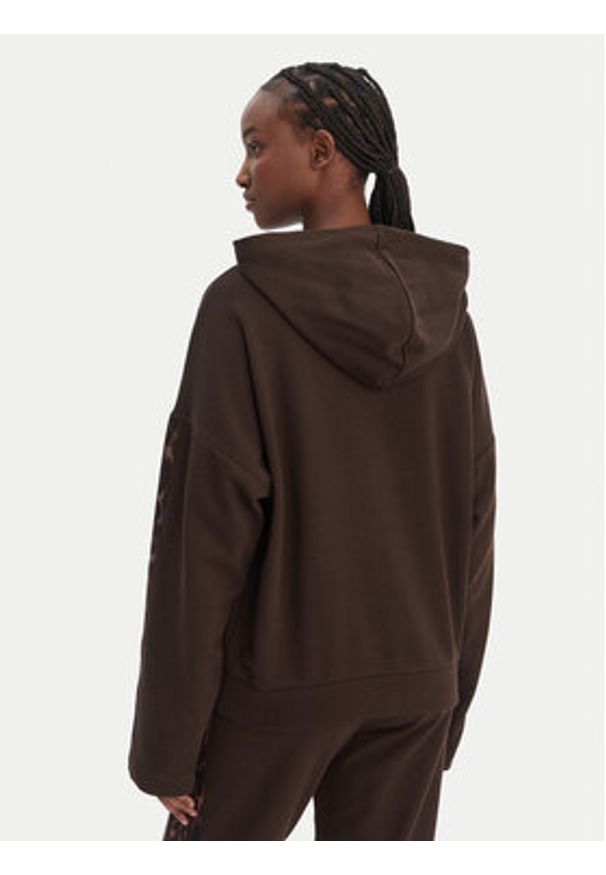 Adidas - adidas Bluza Seasonal Essentials Leopard Print KA4683 Brązowy Loose Fit. Kolor: brązowy. Materiał: bawełna. Wzór: nadruk