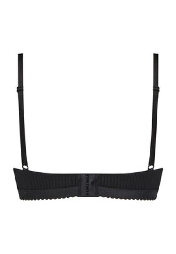 Guess Biustonosz z fiszbiną O5GC06 KCQ60 Czarny. Kolor: czarny. Materiał: syntetyk