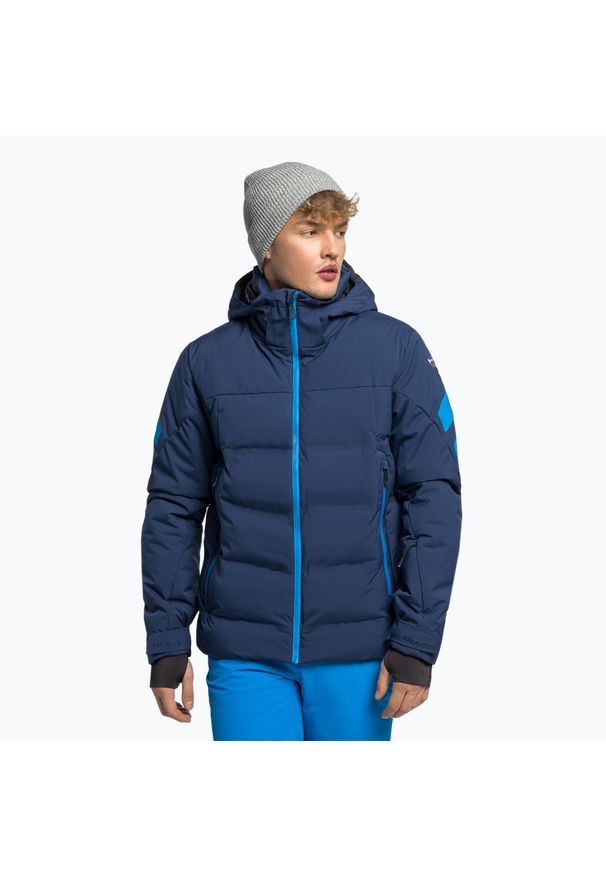 Kurtka narciarska męska Rossignol Depart. Kolor: niebieski. Sezon: zima. Sport: narciarstwo