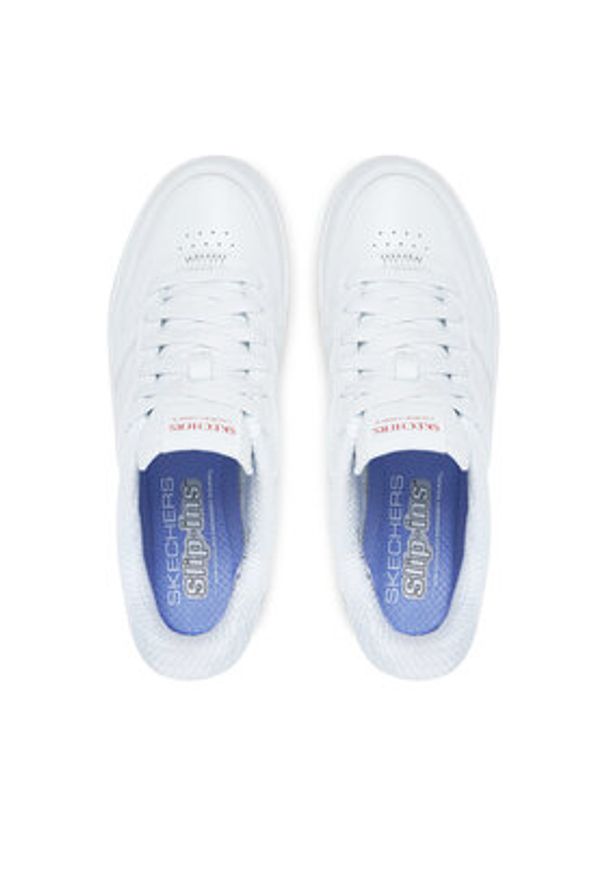 skechers - Skechers Sneakersy Jade - Put It In Neutral 185222/WHT Biały. Kolor: biały. Materiał: materiał, syntetyk