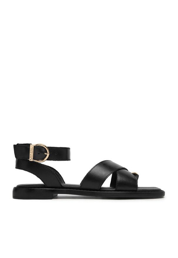 Beverly Hills Polo Club Sandały EO-WI16-ALYSHA-04 Czarny. Kolor: czarny. Materiał: skóra