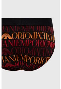 Emporio Armani Underwear slipy męskie kolor czarny. Kolor: czarny