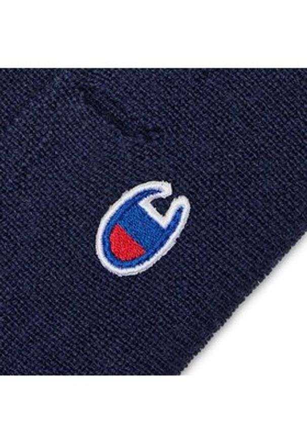 Champion Czapka C Logo 805685 BS526 Granatowy. Kolor: niebieski. Materiał: wełna, materiał