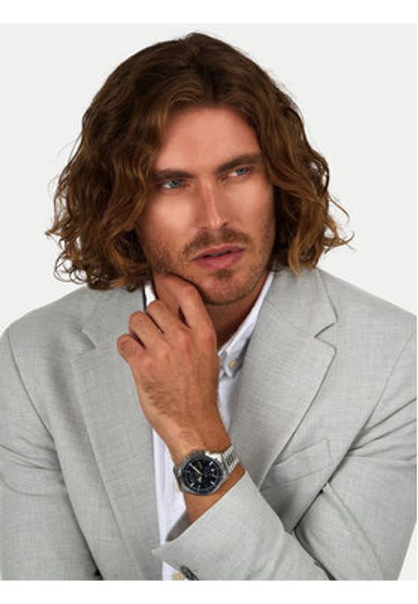 Maserati Zegarek Sorpasso Chronograph R8873624004 Srebrny. Kolor: srebrny