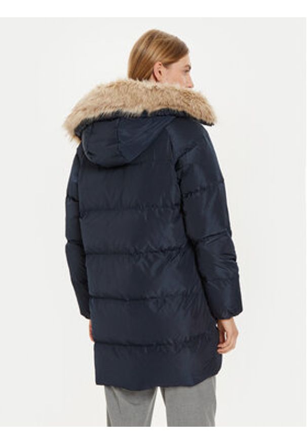 TOMMY HILFIGER - Tommy Hilfiger Kurtka puchowa WW0WW42743 Granatowy Regular Fit. Kolor: niebieski. Materiał: syntetyk