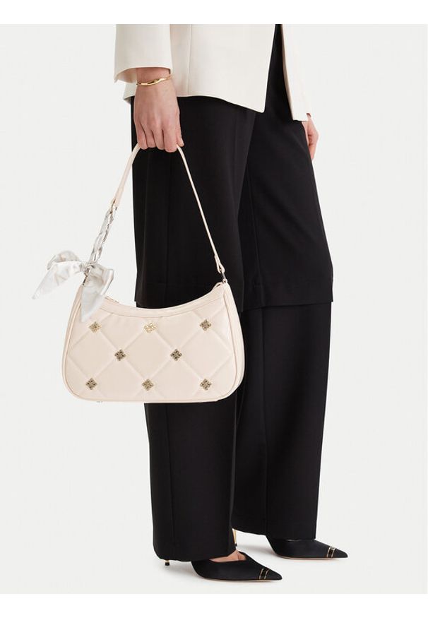 Nine West Torebka EO-Ludlow Dusk-KS2576-1 Beżowy. Kolor: beżowy. Materiał: skórzane