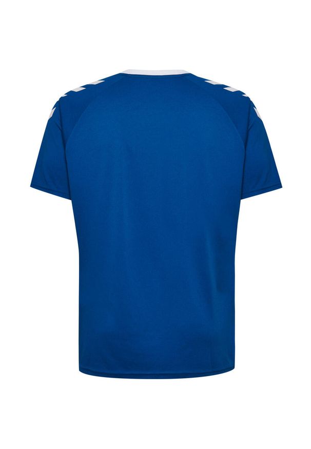 Koszulka sportowa z krótkim rękawem męska Hummel Core Team Jersey S/S. Kolor: niebieski. Materiał: jersey. Długość rękawa: krótki rękaw. Długość: krótkie