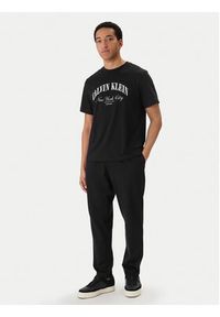 Calvin Klein Spodnie materiałowe LV04LF607G Czarny Tapered Fit. Kolor: czarny. Materiał: wiskoza #3