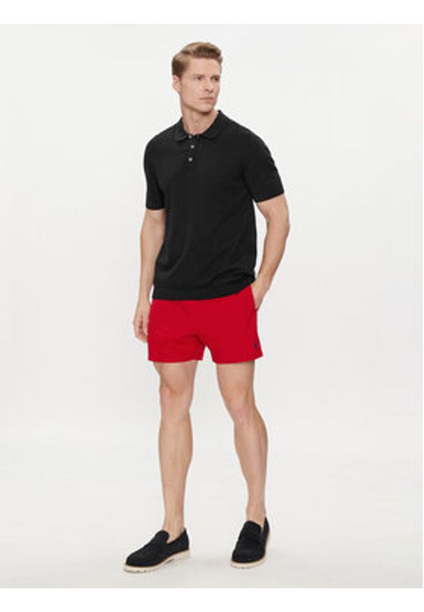Polo Ralph Lauren Szorty kąpielowe 710910260016 Czerwony Slim Fit. Kolor: czerwony. Materiał: syntetyk