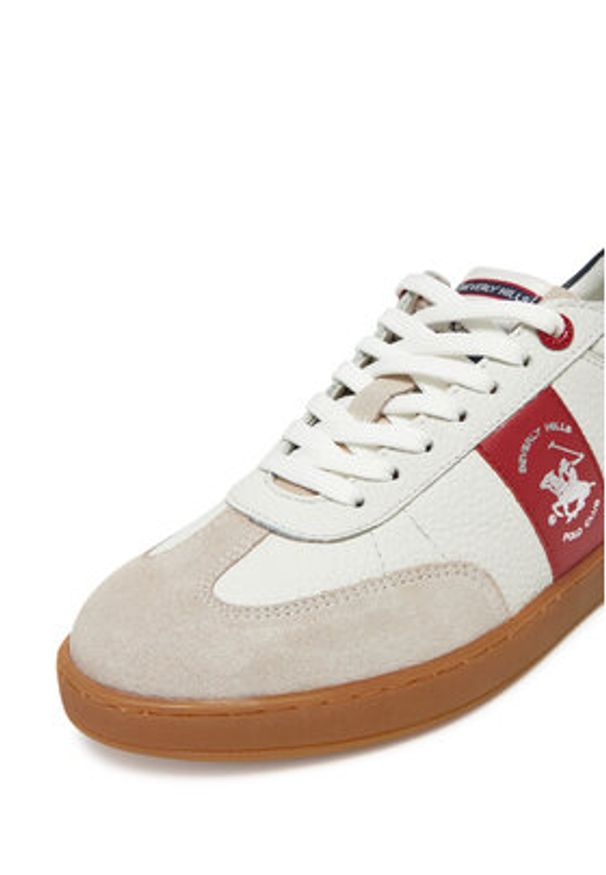 Beverly Hills Polo Club Sneakersy WI44-VOUN-01 Biały. Kolor: biały. Materiał: skóra