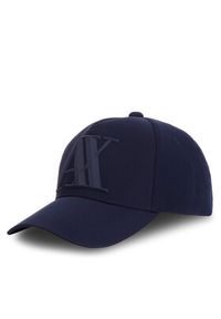 Armani Exchange Czapka z daszkiem 954079 CC518 37735 Granatowy. Kolor: niebieski. Materiał: materiał #3