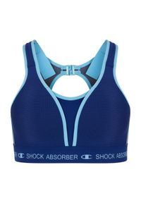 Biustonosz treningowy Shock Absorber Ultimate Run Bra Padded. Kolor: niebieski. Sport: bieganie