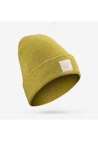 WEDZE - Czapka narciarska dla dorosłych Quechua Freerider 500. Kolor: zielony. Materiał: akryl, materiał. Sezon: zima. Styl: sportowy #1