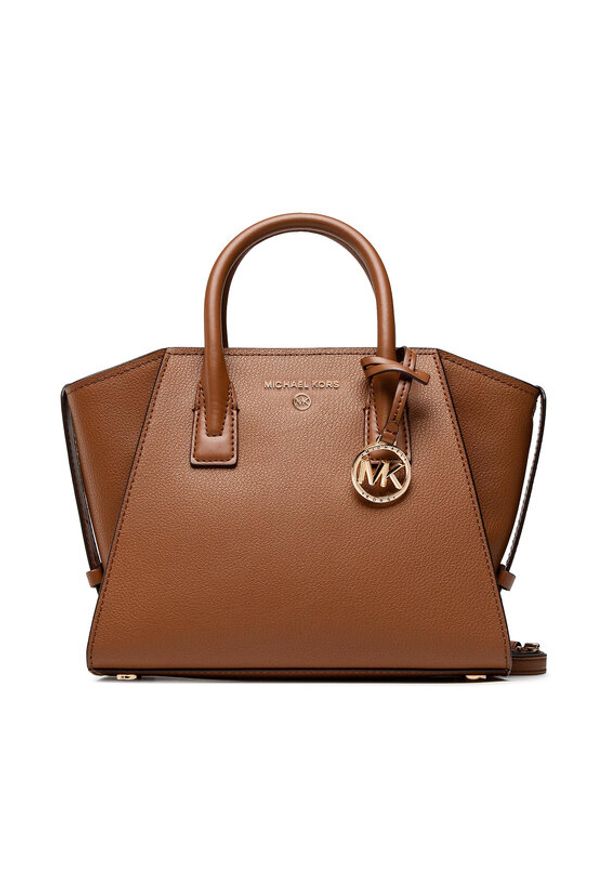 MICHAEL Michael Kors Torebka Avril 30H1G4VS5L Brązowy. Kolor: brązowy. Materiał: skórzane