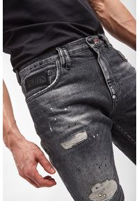 Philipp Plein - Spodenki jeansowe PHILIPP PLEIN. Materiał: jeans. Wzór: nadruk