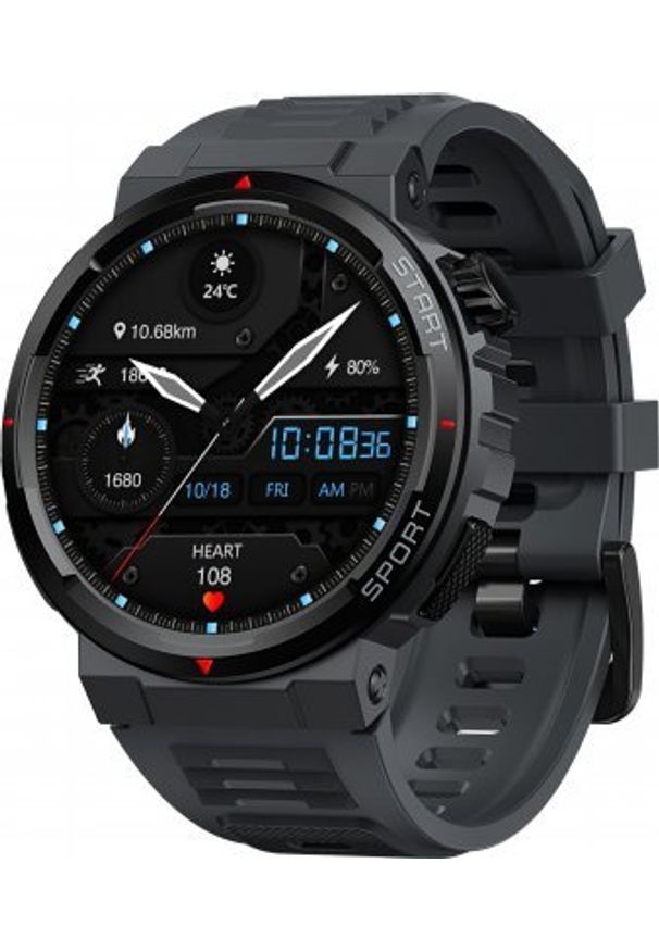 Smartwatch Zeblaze Smartwatch Zeblaze Ares 3 Plus - czarny. Rodzaj zegarka: smartwatch. Kolor: czarny