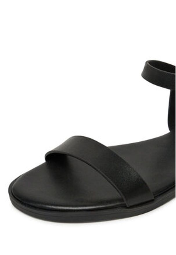 DeeZee Sandały MT3150-25S07 Czarny. Kolor: czarny. Materiał: skóra