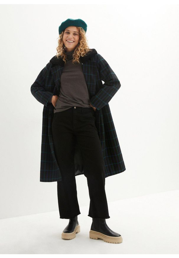 bonprix - Bluzka z długim rękawem (2 szt.). Typ kołnierza: golf. Kolor: czarny. Długość rękawa: długi rękaw. Długość: długie