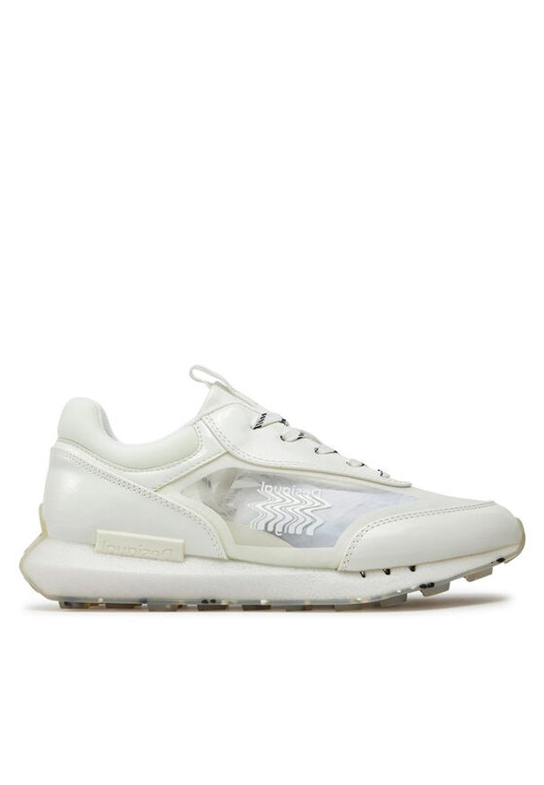 Desigual Sneakersy 23SSKA10 Biały. Kolor: biały. Materiał: skóra