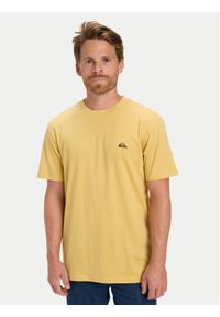 Quiksilver T-Shirt EQYZT07711 Beżowy Regular Fit. Kolor: beżowy. Materiał: bawełna #1