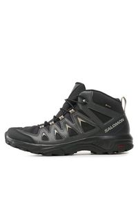 salomon - Salomon Trekkingi X Braze Mid GORE-TEX L47174800 Czarny. Kolor: czarny. Materiał: skóra. Technologia: Gore-Tex. Sport: turystyka piesza #5