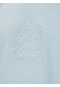 Hugo - HUGO T-Shirt 50538246 Błękitny Regular Fit. Kolor: niebieski. Materiał: bawełna #5