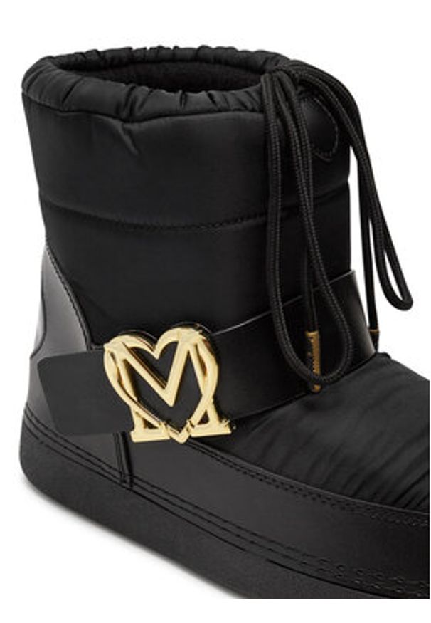 Love Moschino - LOVE MOSCHINO Śniegowce JA24062G1LISB00A Czarny. Kolor: czarny. Materiał: materiał